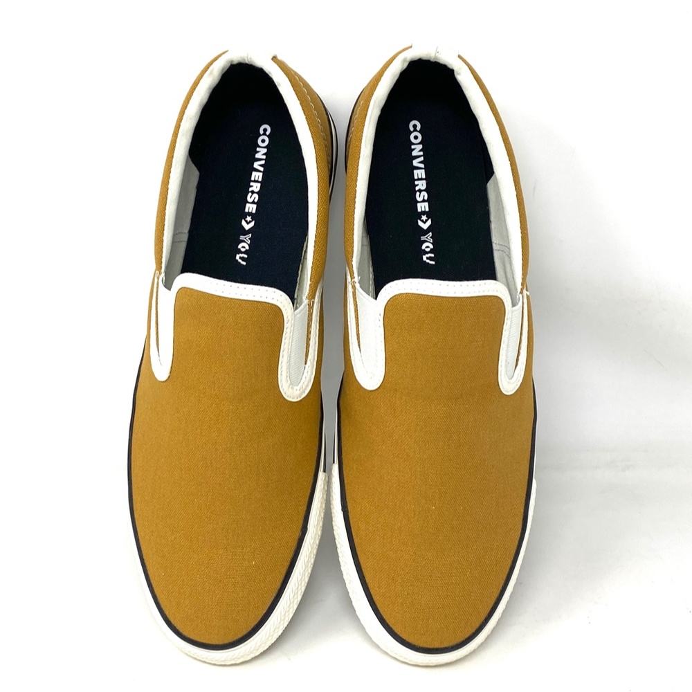 Converse Ctas Slip On Low Canvas Light Brown Men’s Sneakers Custom 171852C-BrBW - Picture 6 of 11